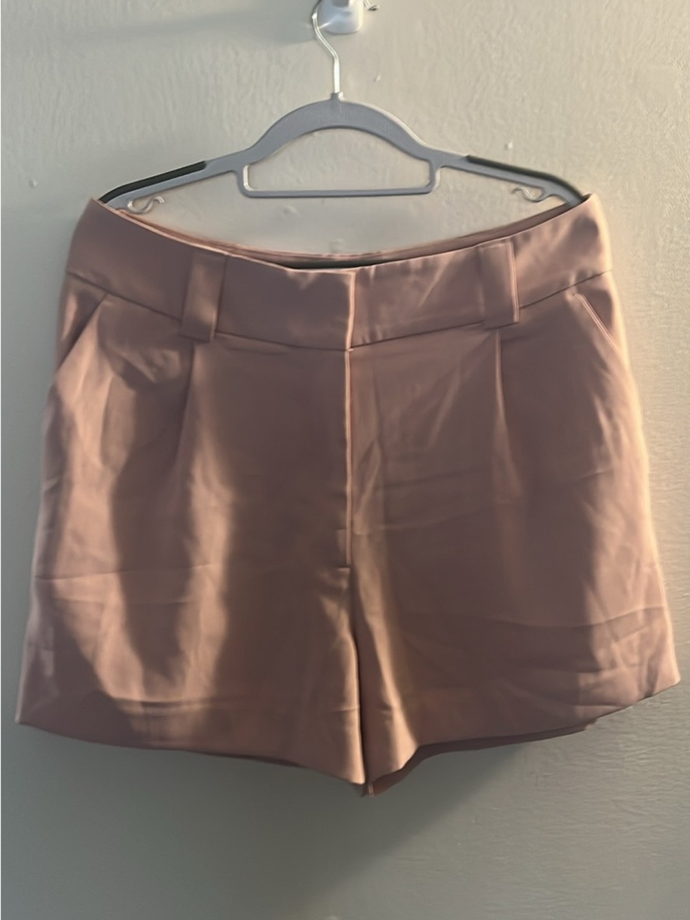 H&M Blush Pink Tailored High-Rise Women's Shorts